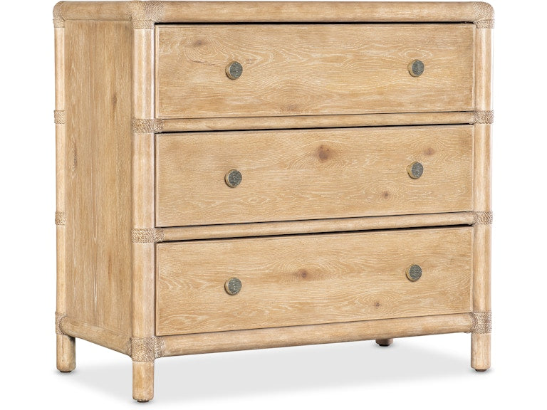 Hooker Furniture Bedroom Retreat Pole Rattan Nightstand