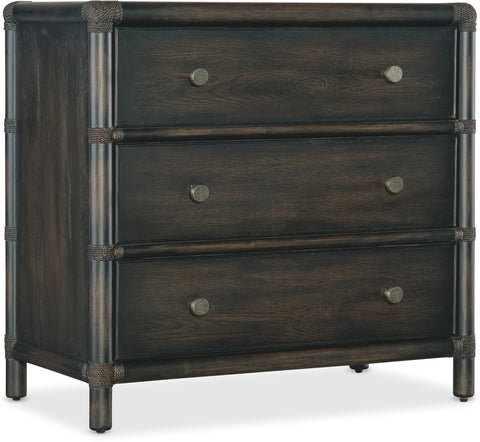 Hooker Furniture Bedroom Retreat Pole Rattan Nightstand