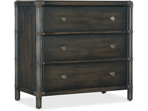 Hooker Furniture Bedroom Retreat Pole Rattan Nightstand