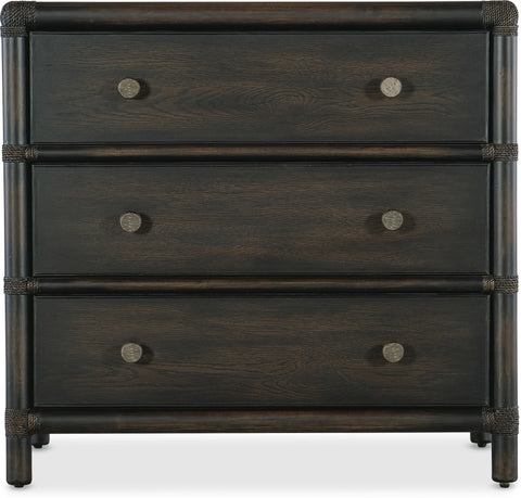 Hooker Furniture Bedroom Retreat Pole Rattan Nightstand