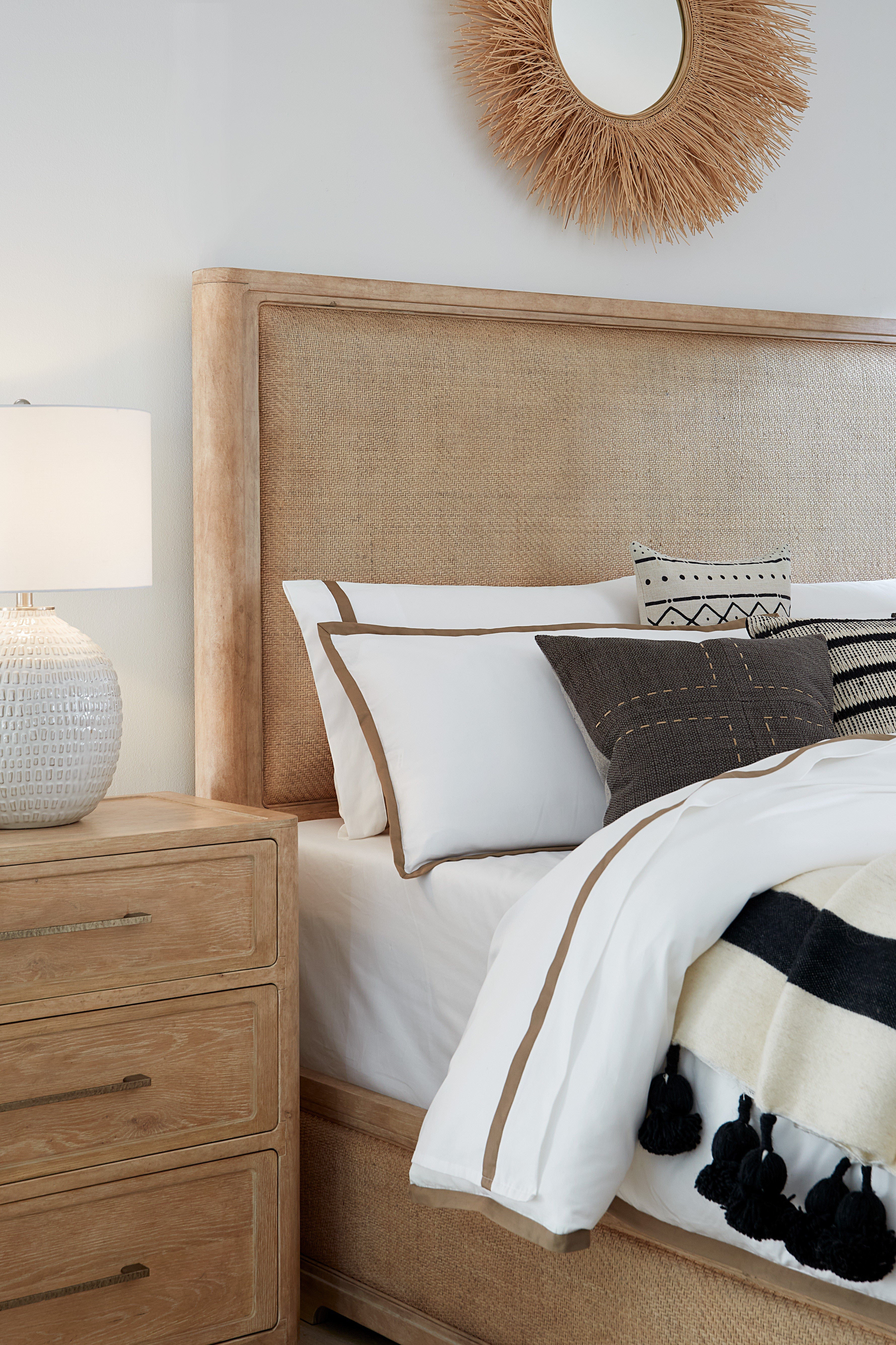 Hooker Furniture Bedroom Retreat King Cane Panel Bed