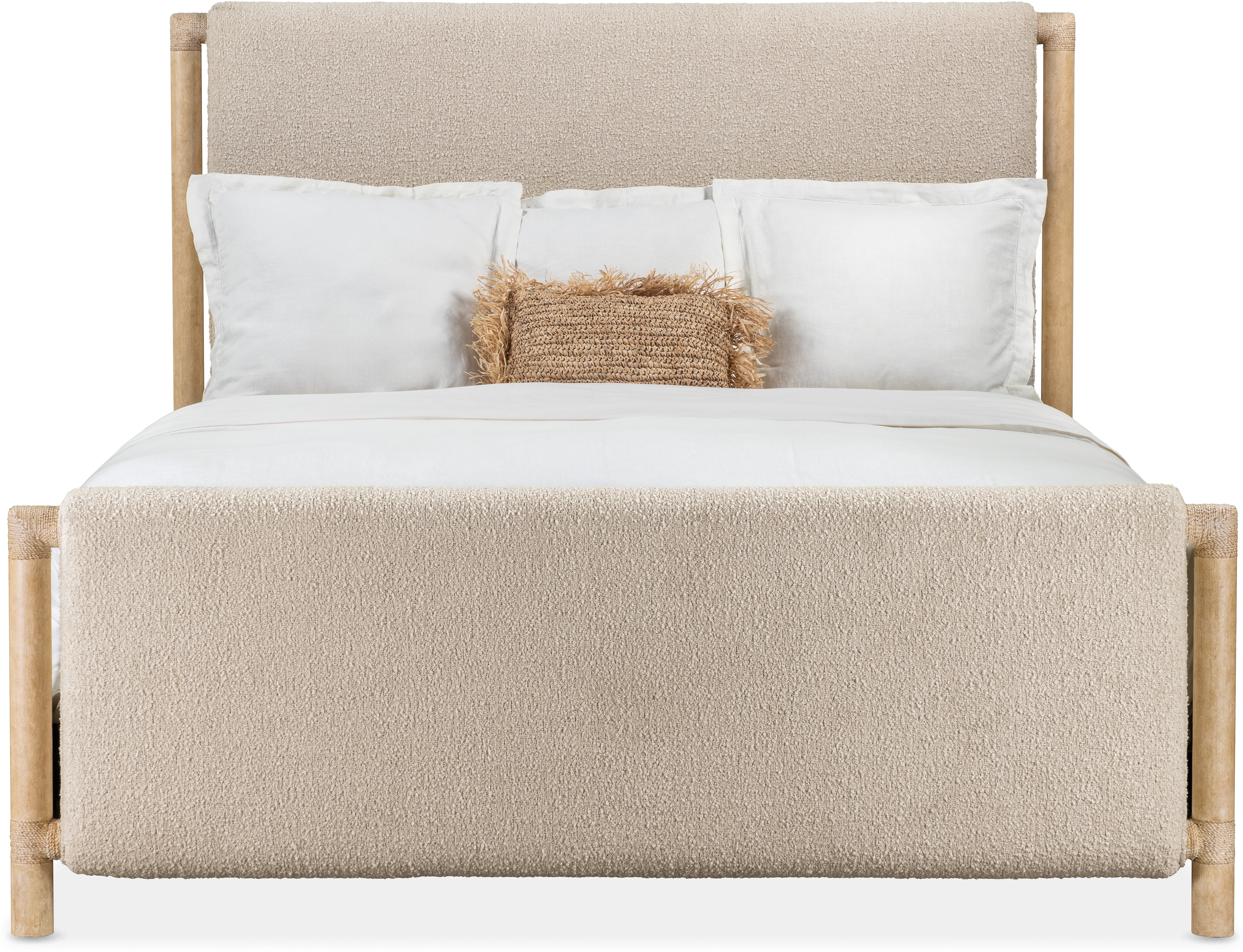 Hooker Furniture Bedroom Retreat King Upholstered Panel Bed