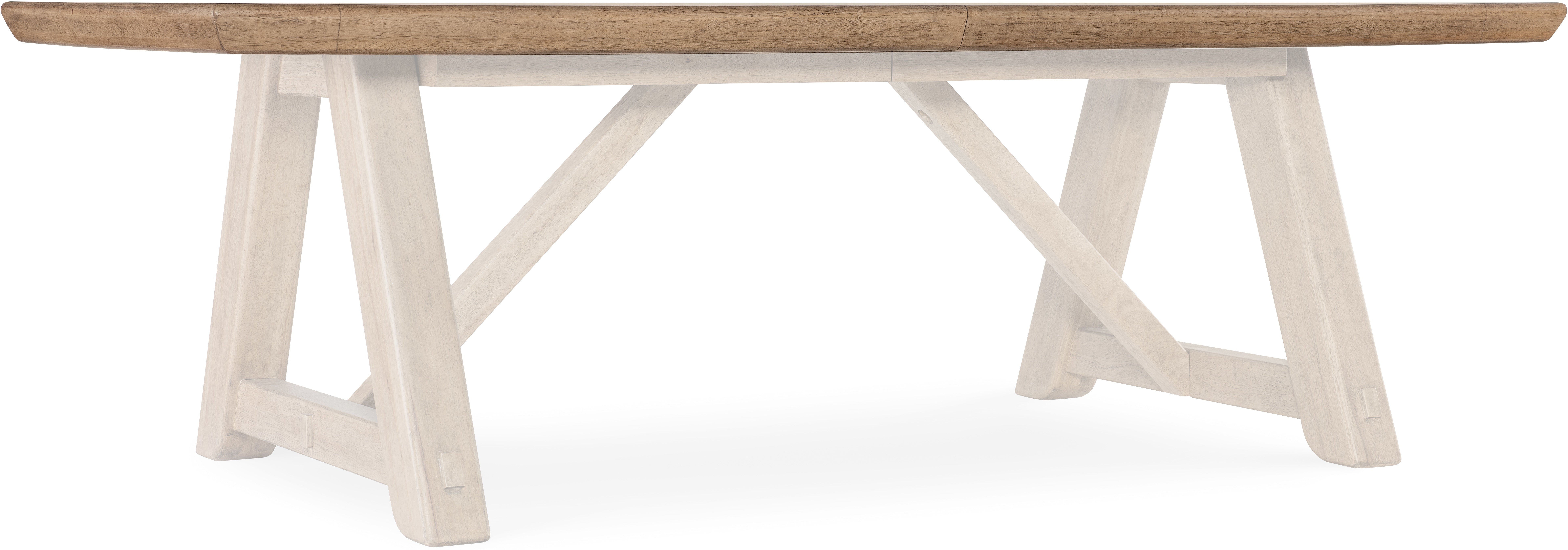 Hooker Furniture Casual Dining Vineyard Row Rectangle Dining Table with Two 20-inch Leaves