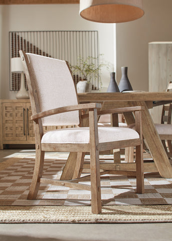 Hooker Furniture Casual Dining Vineyard Row Post Back Upholstered Arm Chair-2 per ctn/price ea