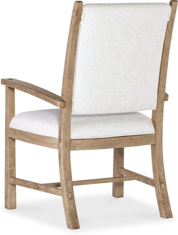 Hooker Furniture Casual Dining Vineyard Row Post Back Upholstered Arm Chair-2 per ctn/price ea
