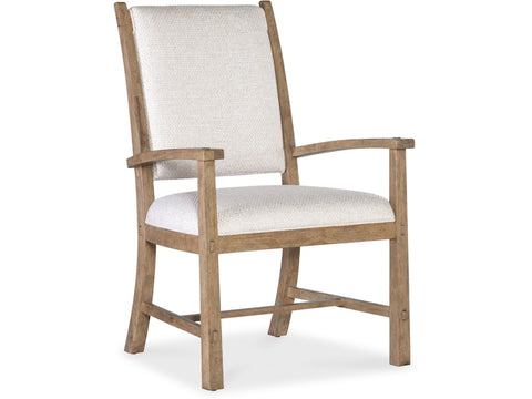 Hooker Furniture Casual Dining Vineyard Row Post Back Upholstered Arm Chair-2 per ctn/price ea