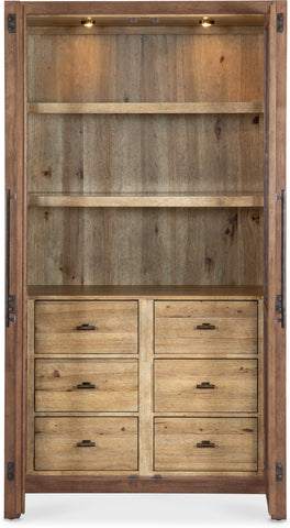 Hooker Furniture Casual Dining Vineyard Row Display Cabinet