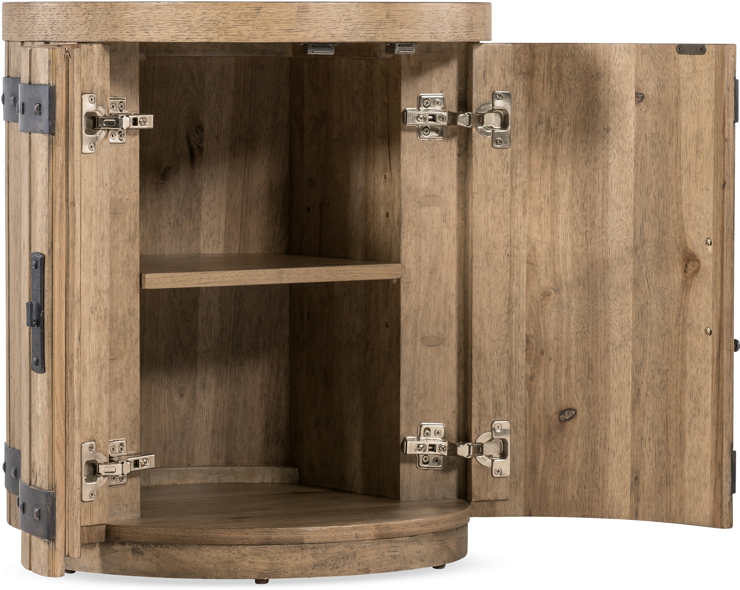 Hooker Furniture Living Room Vineyard Row Wine Barrel End Table