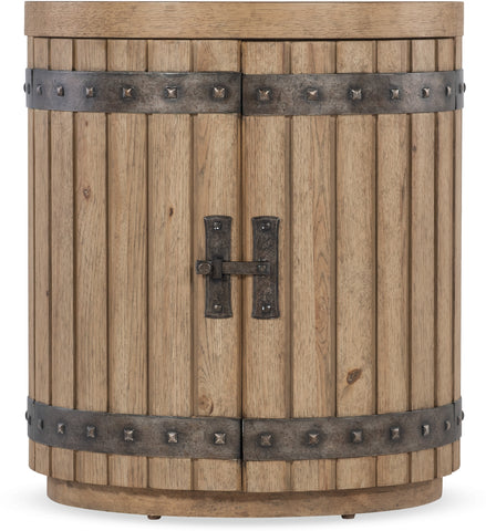 Hooker Furniture Living Room Vineyard Row Wine Barrel End Table