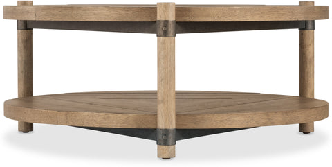 Hooker Furniture Living Room Vineyard Row Round Cocktail Table