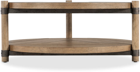 Hooker Furniture Living Room Vineyard Row Round Cocktail Table