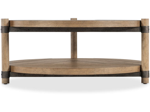 Hooker Furniture Living Room Vineyard Row Round Cocktail Table
