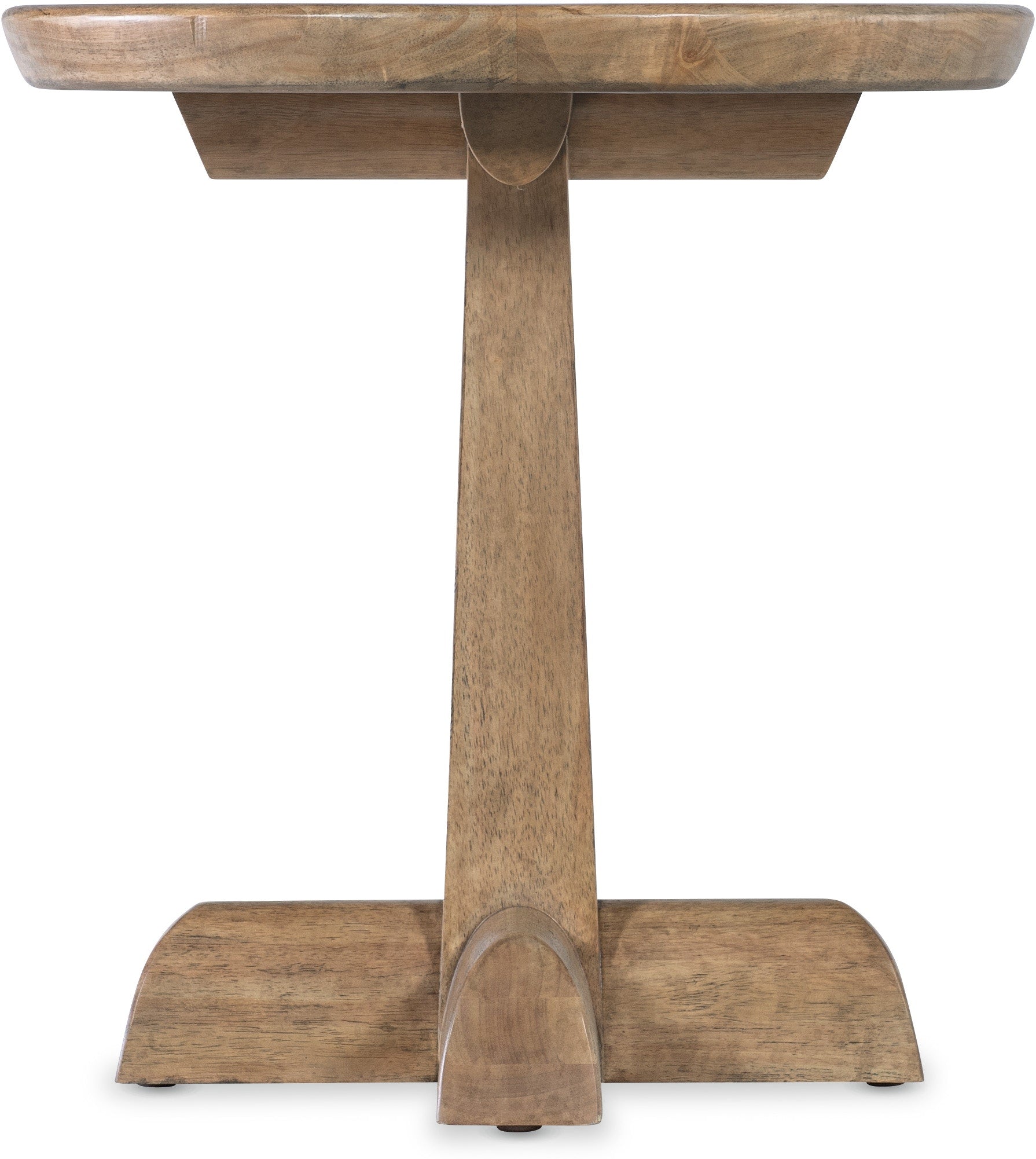 Hooker Furniture Living Room Vineyard Row Round Pedestal End Table