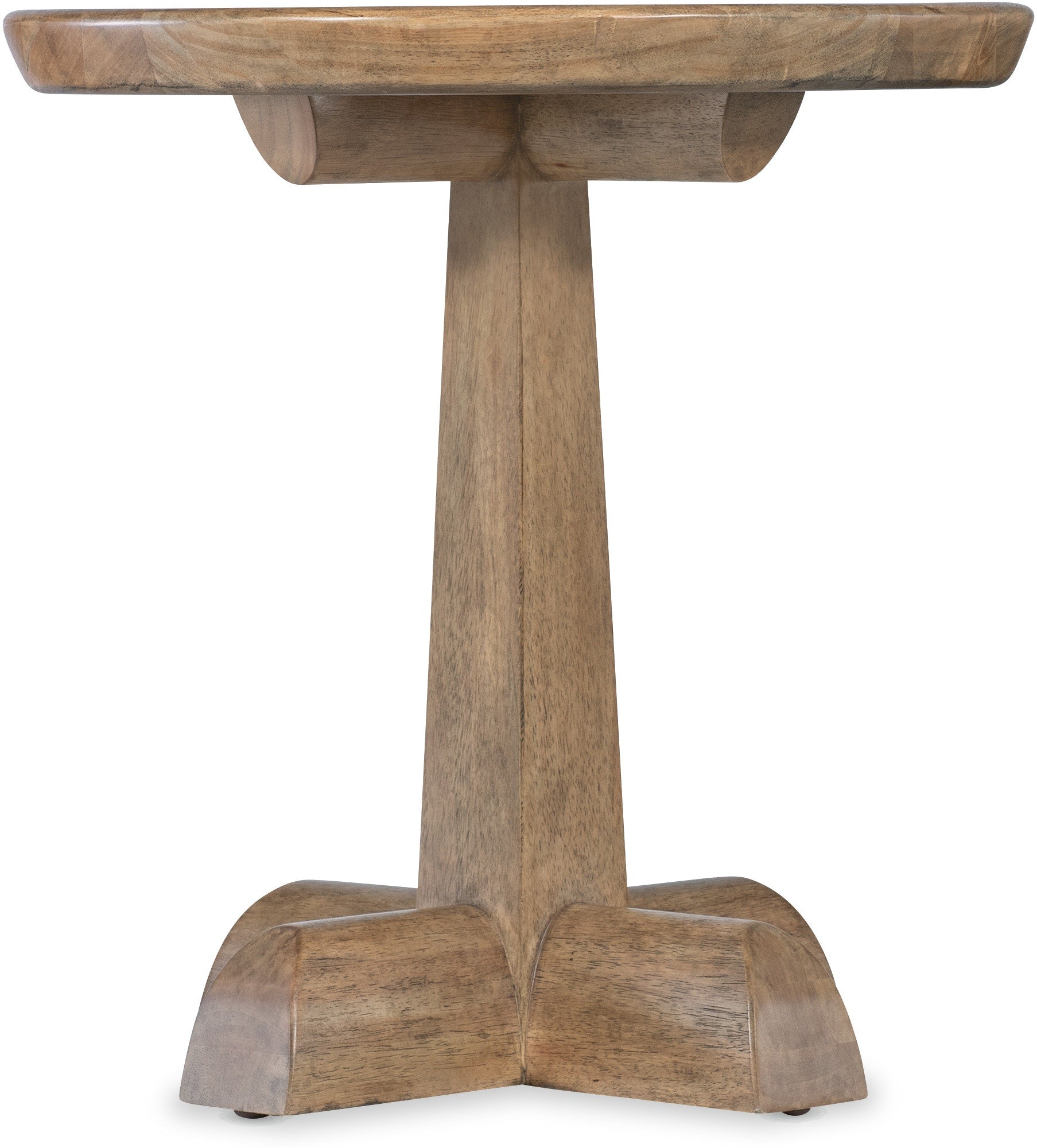 Hooker Furniture Living Room Vineyard Row Round Pedestal End Table