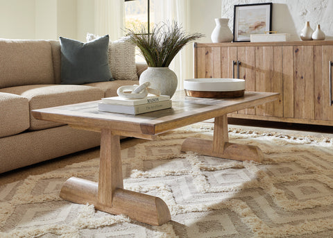 Hooker Furniture Living Room Vineyard Row Rectangle Cocktail Table