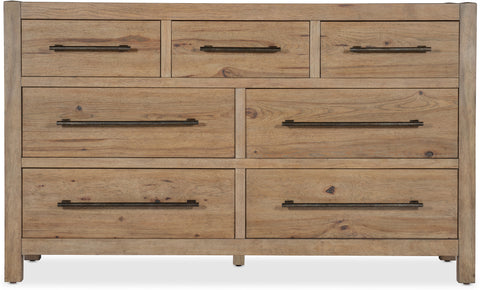 Hooker Furniture Bedroom Vineyard Row Seven-Drawer Dresser