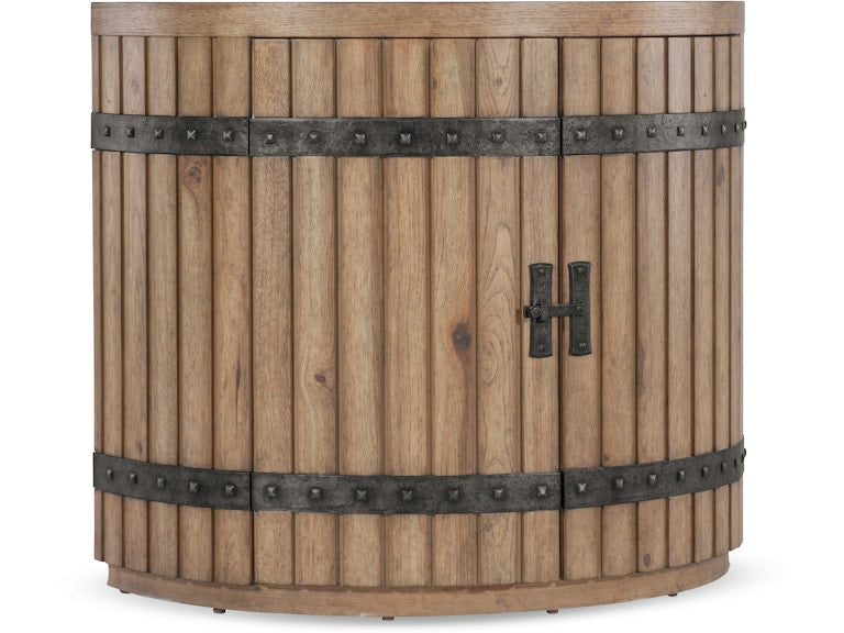 Hooker Furniture Bedroom Vineyard Row Demilune Nightstand