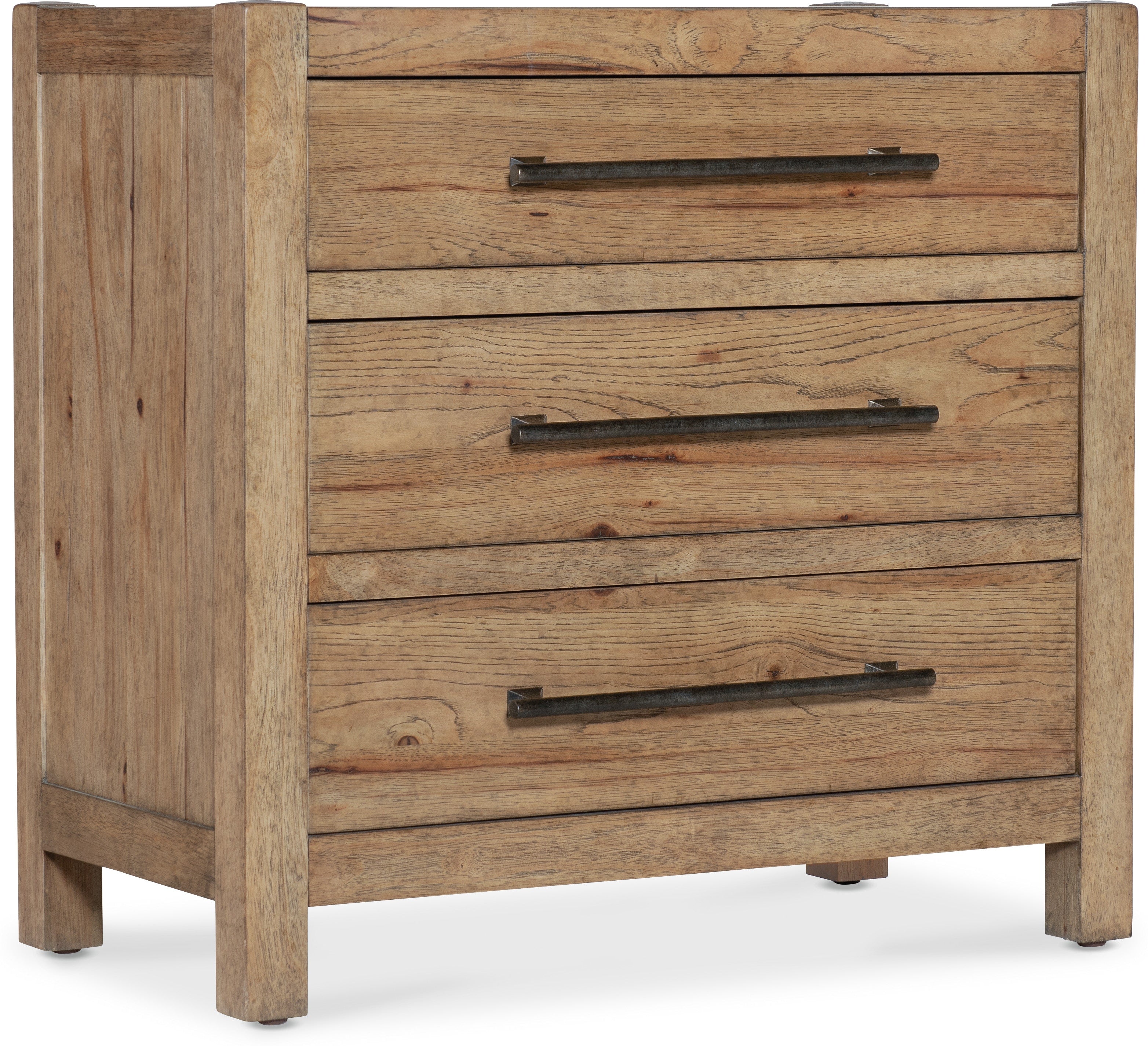 Hooker Furniture Bedroom Vineyard Row Three-Drawer Nightstand