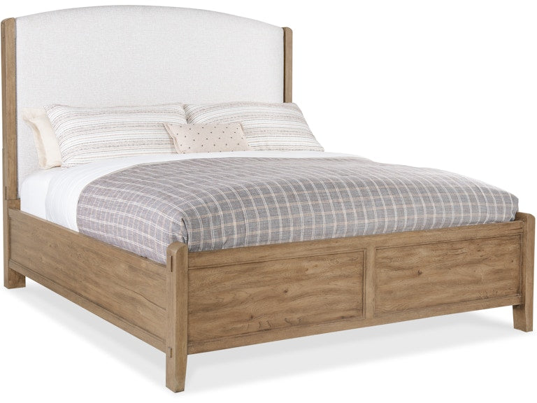 Hooker Furniture Bedroom Vineyard Row Queen Upholstered Bed