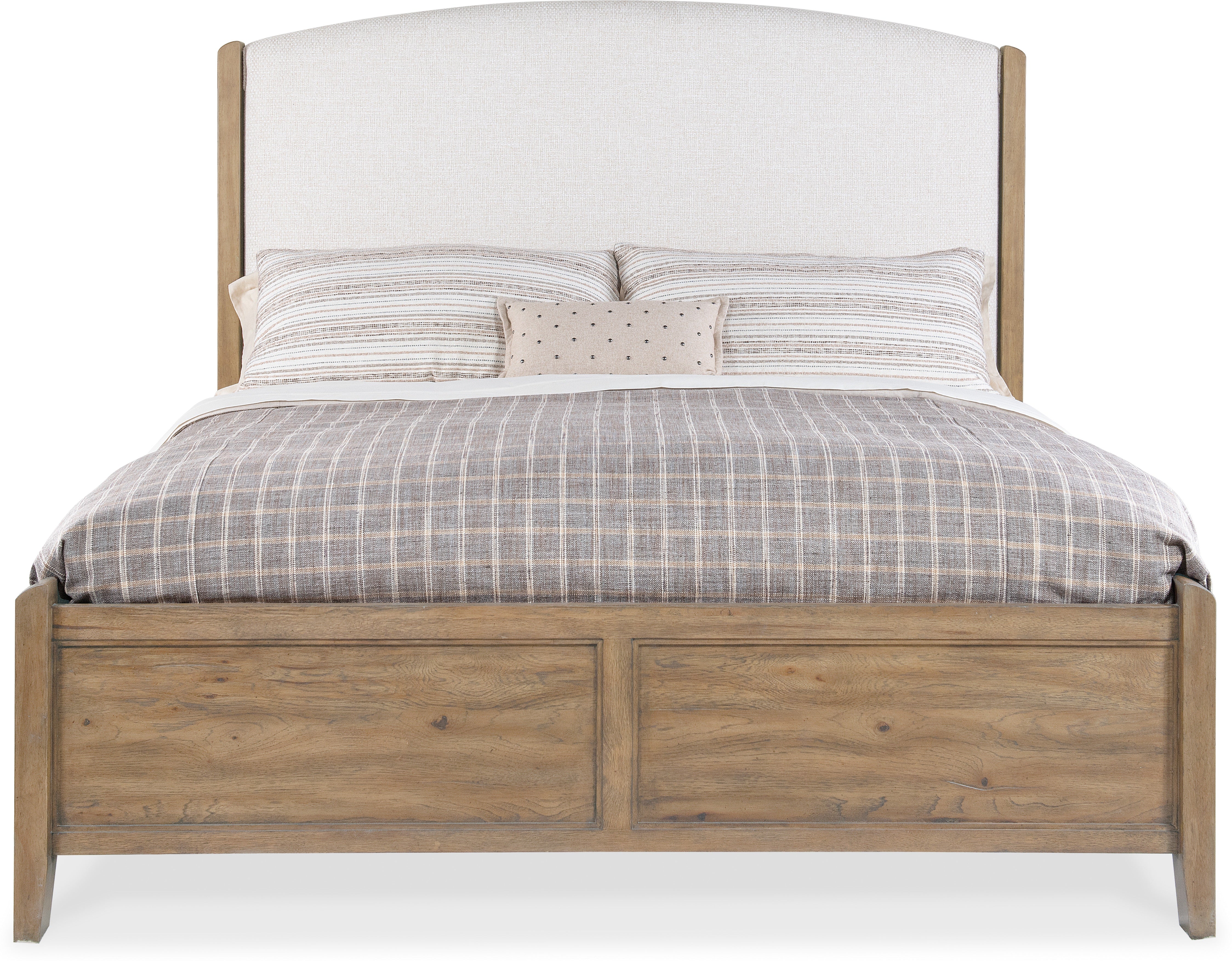 Hooker Furniture Bedroom Vineyard Row Queen Upholstered Bed