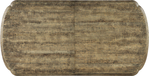 Hooker Furniture Casual Dining La Grange Le Vieux 86in Double Pedestal Table w/2-18in Leaves