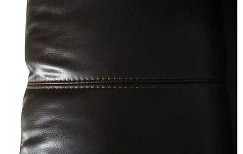 6967 Dark Brown Leather-Aire Manual Reclining ChairModel:  6967-BROWN-CH
