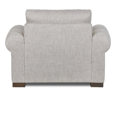 Classic Home Rivera Arm Chair With Roll Arm, Jovan Fabric, Earth Model 6RIV1A2RFJOEAR
