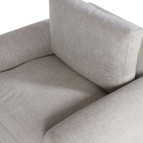 Classic Home Rivera Arm Chair With Roll Arm, Jovan Fabric, Earth Model 6RIV1A2RFJOEAR