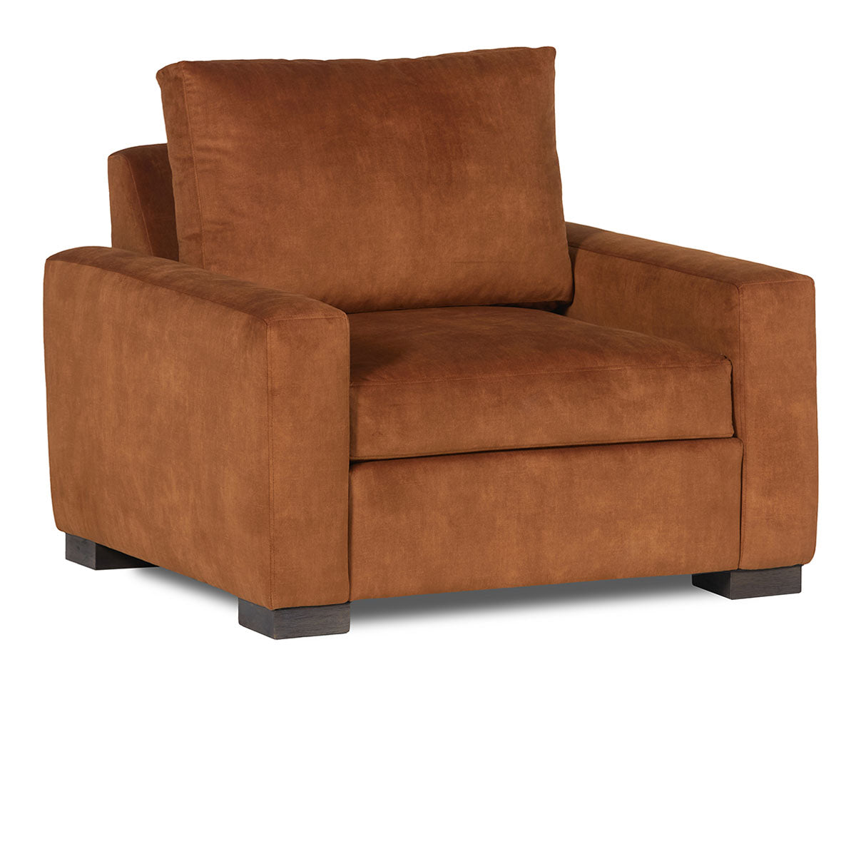 Classic Home Rivera Arm Chair With Track Arm, Forever Fabric, Curry Model 6RIV1A2TFFOCUR