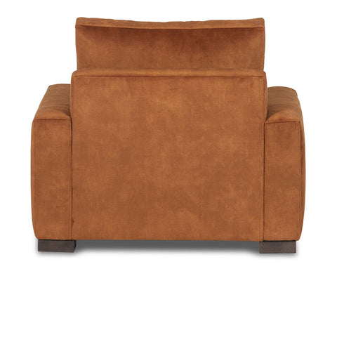 Classic Home Rivera Arm Chair With Track Arm, Forever Fabric, Curry Model 6RIV1A2TFFOCUR