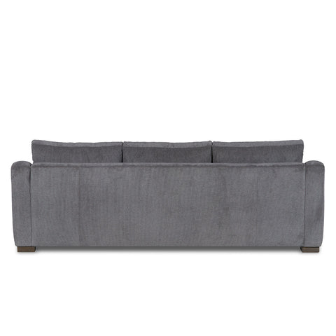 Classic Home Rivera Large Sofa With Slope Arm, Fresno Fabric, Charcoal Model 6RIV503SFFRCHA