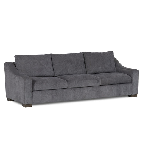 Classic Home Rivera Large Sofa With Slope Arm, Fresno Fabric, Charcoal Model 6RIV503SFFRCHA