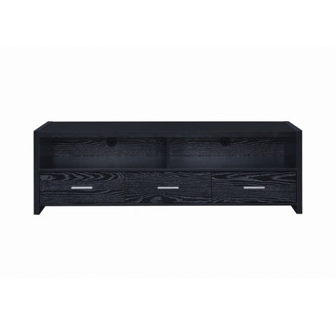 Coaster Alton 62" 3-drawer TV Console Black Oak Model 700645
