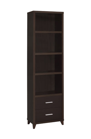 Coaster Lewes 2-door TV Stand with Adjustable Shelves Cappuccino Model 700881