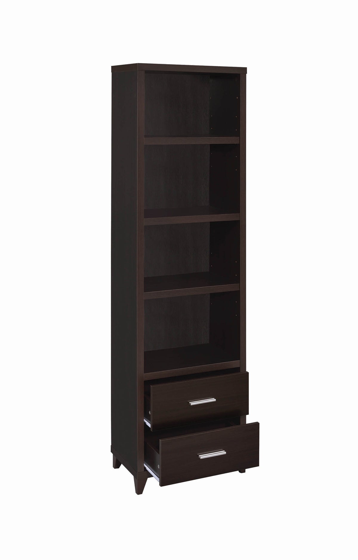 Coaster Lewes 2-drawer Media Tower Cappuccino Model 700882