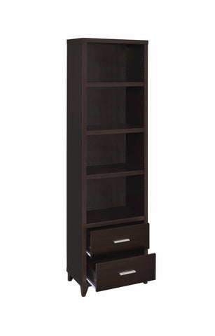 Coaster Lewes 2-drawer Media Tower Cappuccino Model 700882