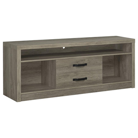 Coaster Burke 2-drawer TV Console Grey Driftwood Model 701024