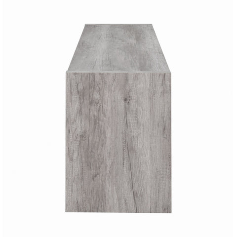Coaster Hays 2-door TV Console Grey Driftwood Model 701025