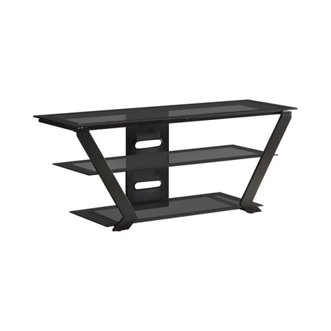 Coaster Donlyn 2-tier TV Console Black Model 701370