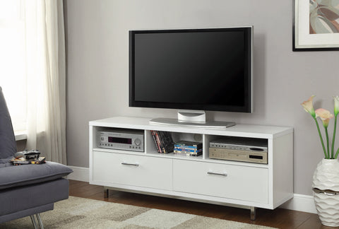 Coaster Casey 2-drawer Rectangular TV Console White Model 701972