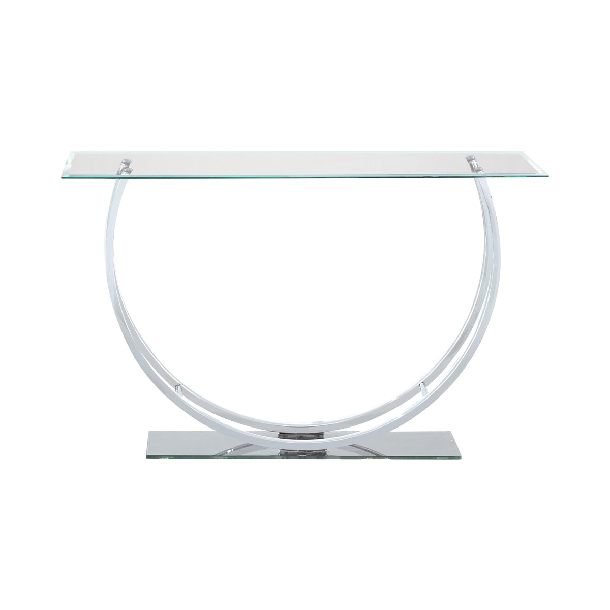 Coaster Danville U-shaped Sofa Table Chrome Model 704989