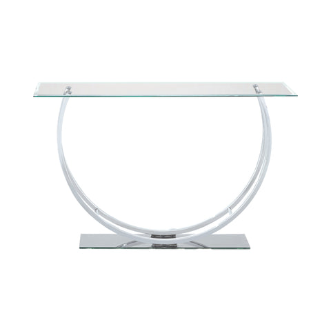 Coaster Danville U-shaped Sofa Table Chrome Model 704989
