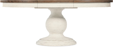 Hooker Furniture Casual Dining Americana Round Pedestal Dining Table w/1-22in leaf