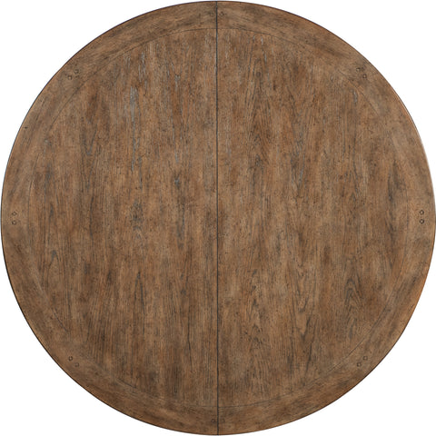 Hooker Furniture Casual Dining Americana Round Pedestal Dining Table w/1-22in leaf