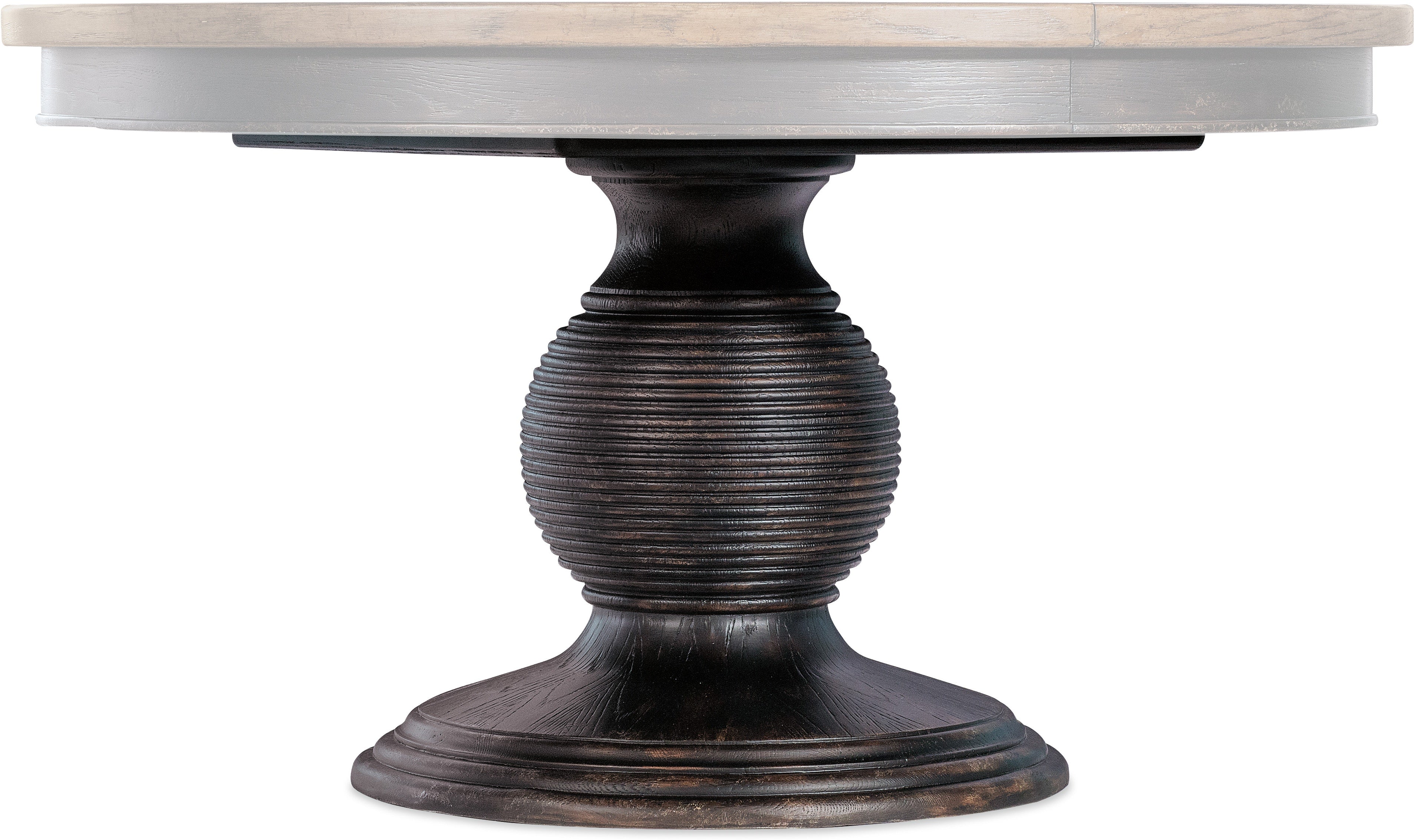 Hooker Furniture Casual Dining Americana Round Pedestal Dining Table w/1-22in leaf