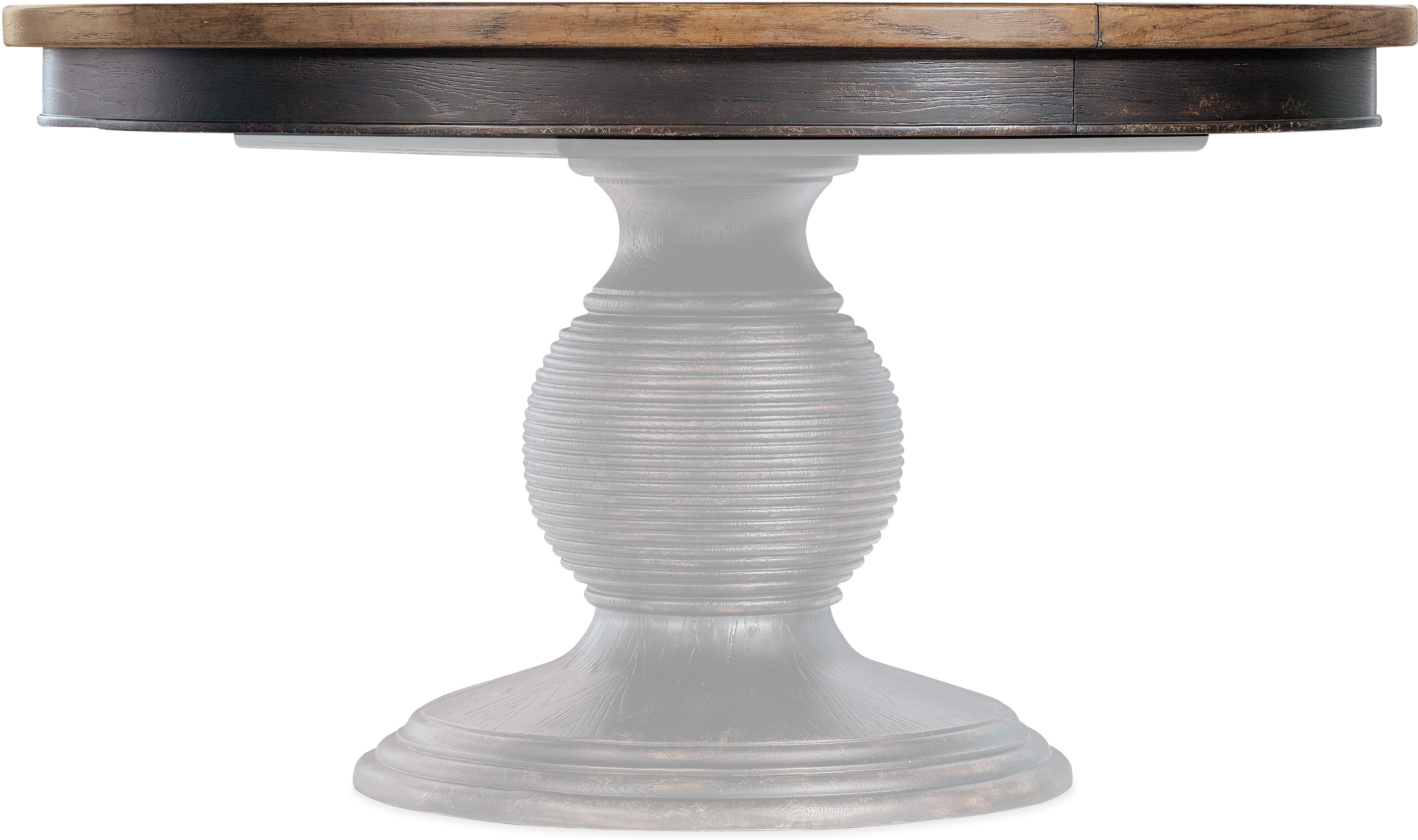 Hooker Furniture Casual Dining Americana Round Pedestal Dining Table w/1-22in leaf