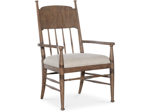 Hooker Furniture Casual Dining Americana Upholstered Seat Arm Chair - 2 per ctn/price ea