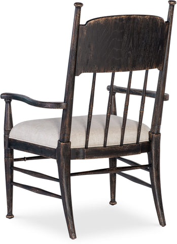 Hooker Furniture Casual Dining Americana Upholstered Seat Arm Chair - 2 per ctn/price ea