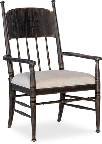 Hooker Furniture Casual Dining Americana Upholstered Seat Arm Chair - 2 per ctn/price ea