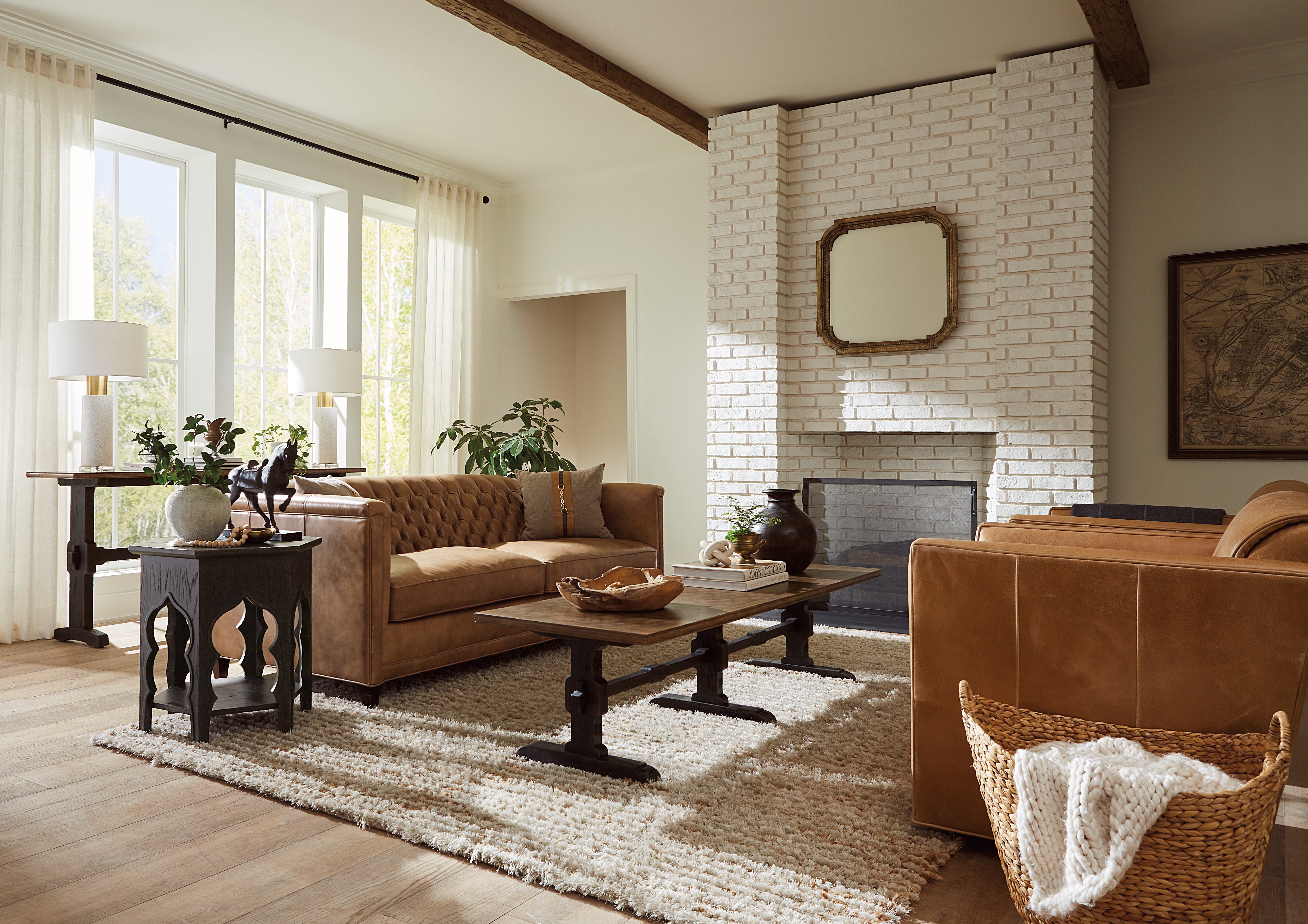 Hooker Furniture Living Room Americana Hexagon End Table